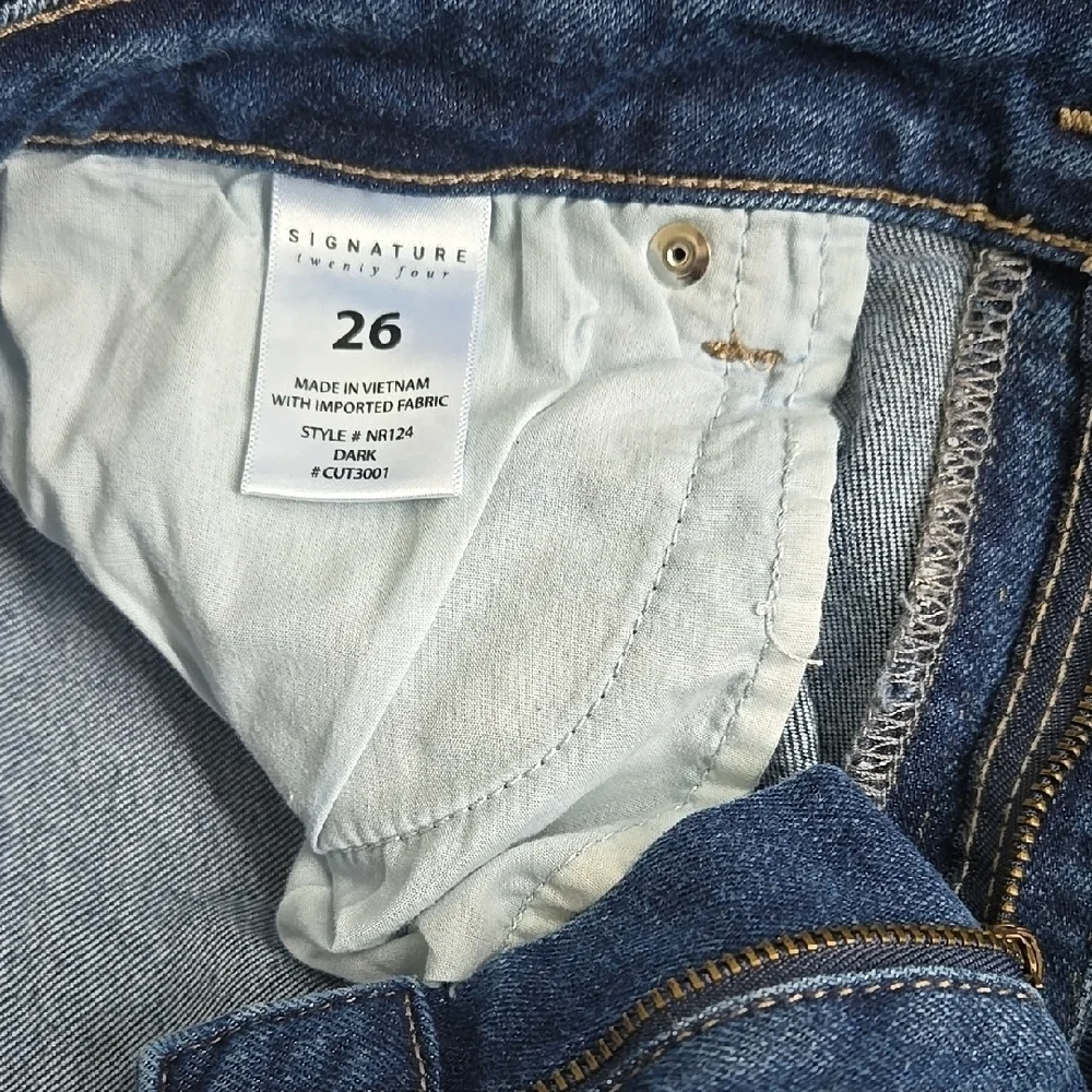 Signature Twenty Four Dark Blue Skinny Jeans